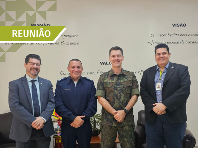 FUNDUNESP visita CEPE da Aeronáutica para tratar de futura parceria institucional