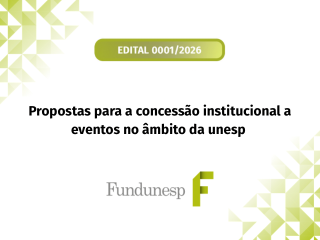 Propostas para a concessão institucional a eventos no âmbito da Unesp