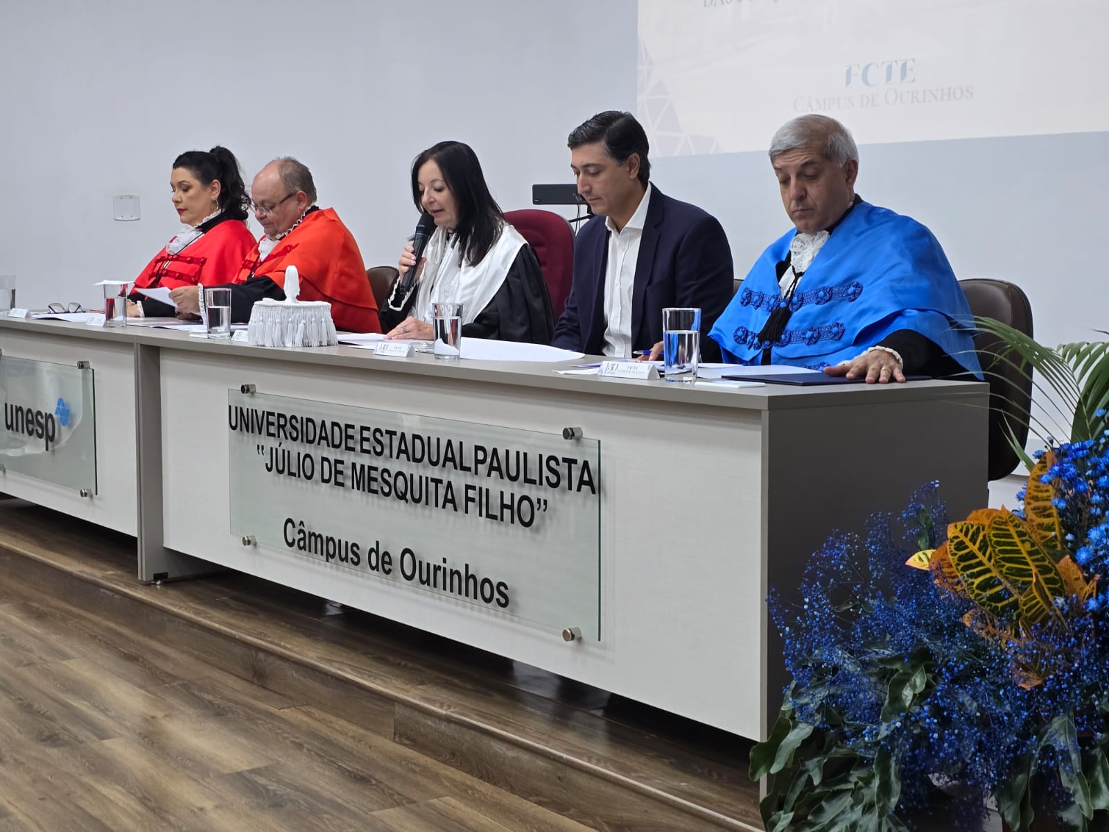 FUNDUNESP prestigia posse da nova direção da FCTE da Unesp em Ourinhos