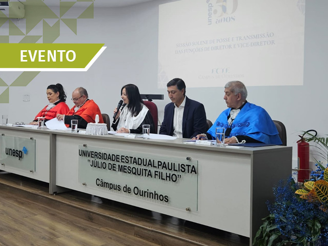 FUNDUNESP prestigia posse da nova direção da FCTE da Unesp em Ourinhos