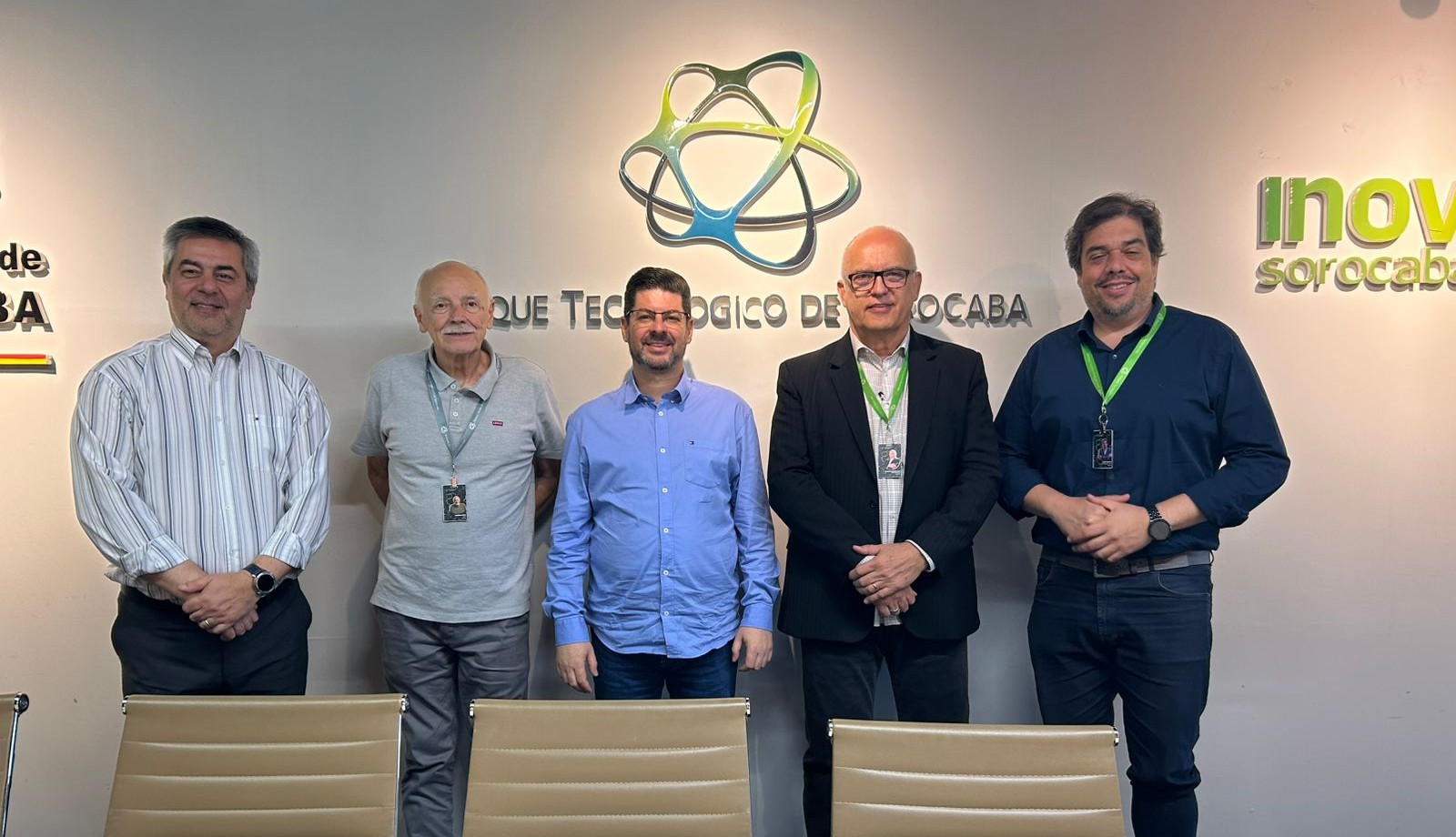 Diretoria da FUNDUNESP realiza visita institucional ao Parque Tecnológico de Sorocaba